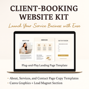 Service Launch Webpage Templates