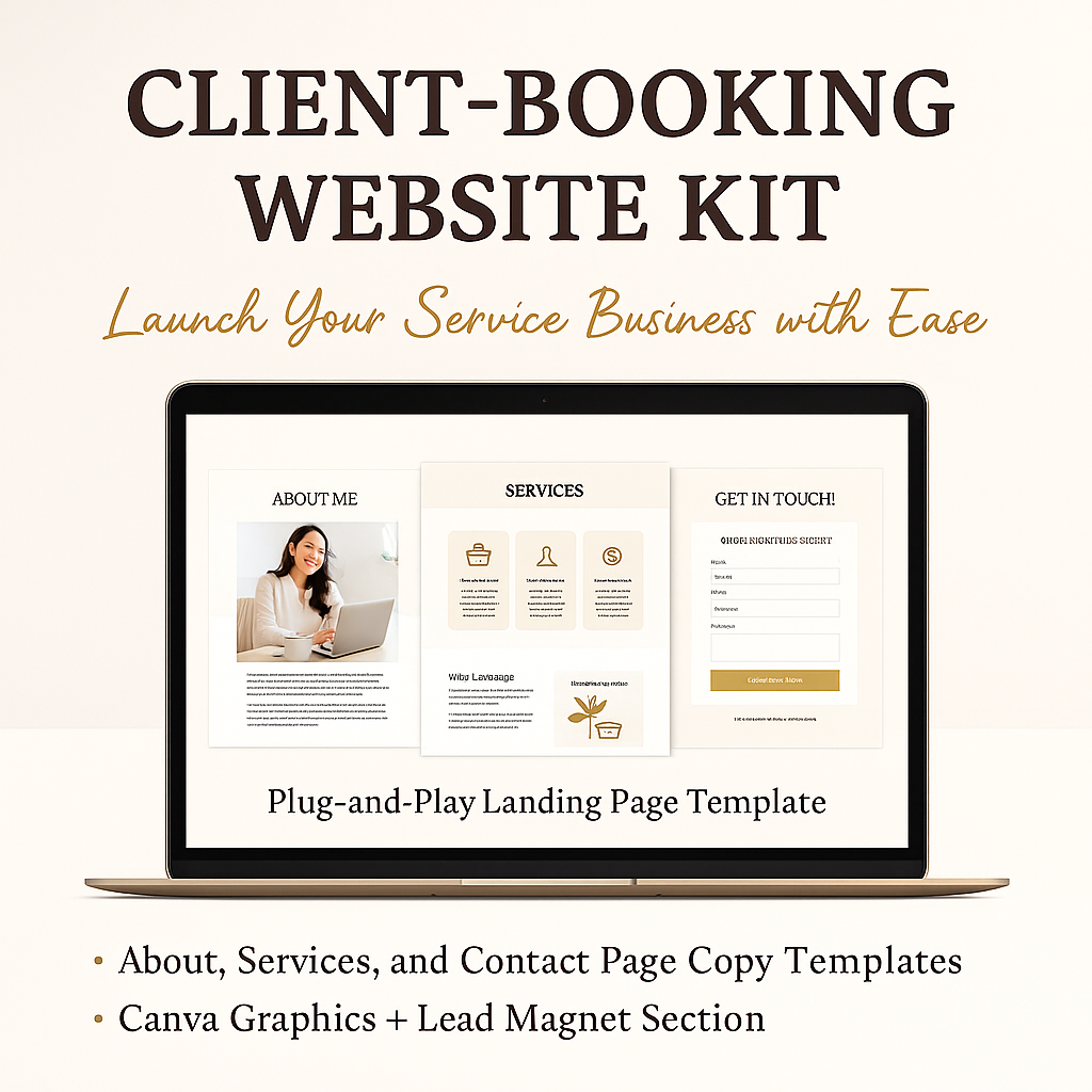 Service Launch Webpage Templates