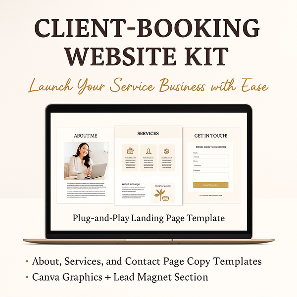 Service Launch Webpage Templates