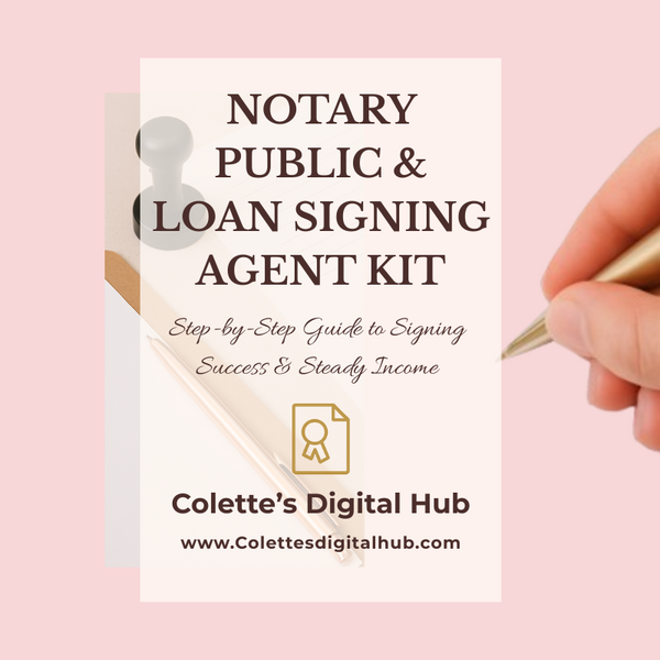 Notary Public and Loan Signing Agent Starter Kit