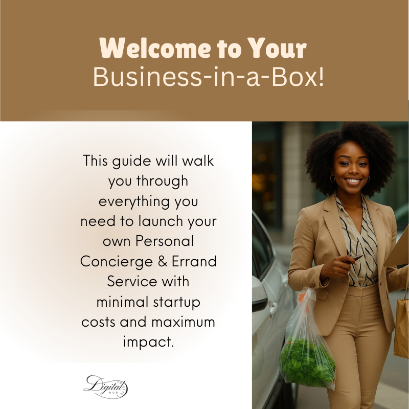 Personal Concierge & Errand Service Starter Kit