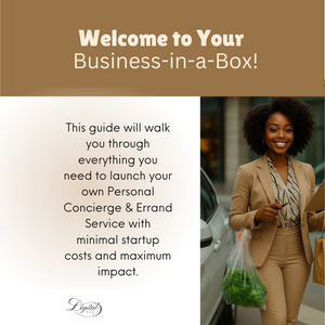 Personal Concierge & Errand Service Starter Kit