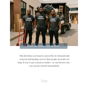 Junk Removal & Hauling Service Startup Kit