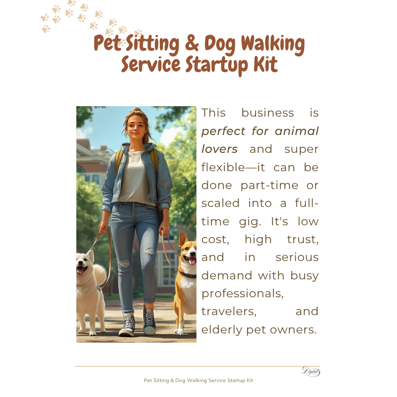 Fur Seasons-Pet sitting & dog walking starter kit