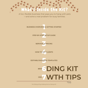 Fur Seasons-Pet sitting & dog walking starter kit